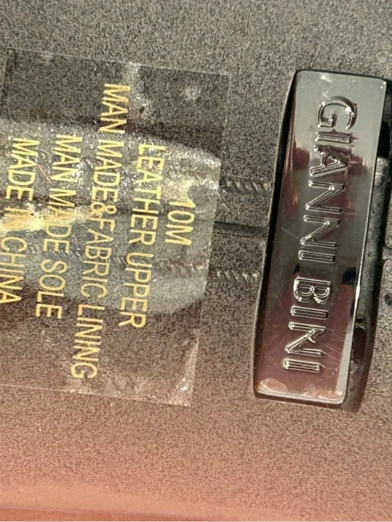 Gianni Bini Rorrie Grey Suede Fringe Ankle Boots 10M - Picture 4 of 7